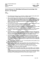 Zusatzvereinbarung 3