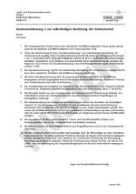 Zusatzvereinbarung 1